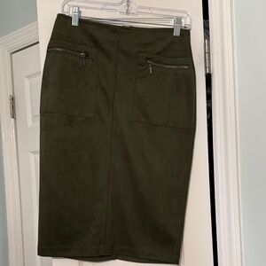 Olive Green Women's Skirt